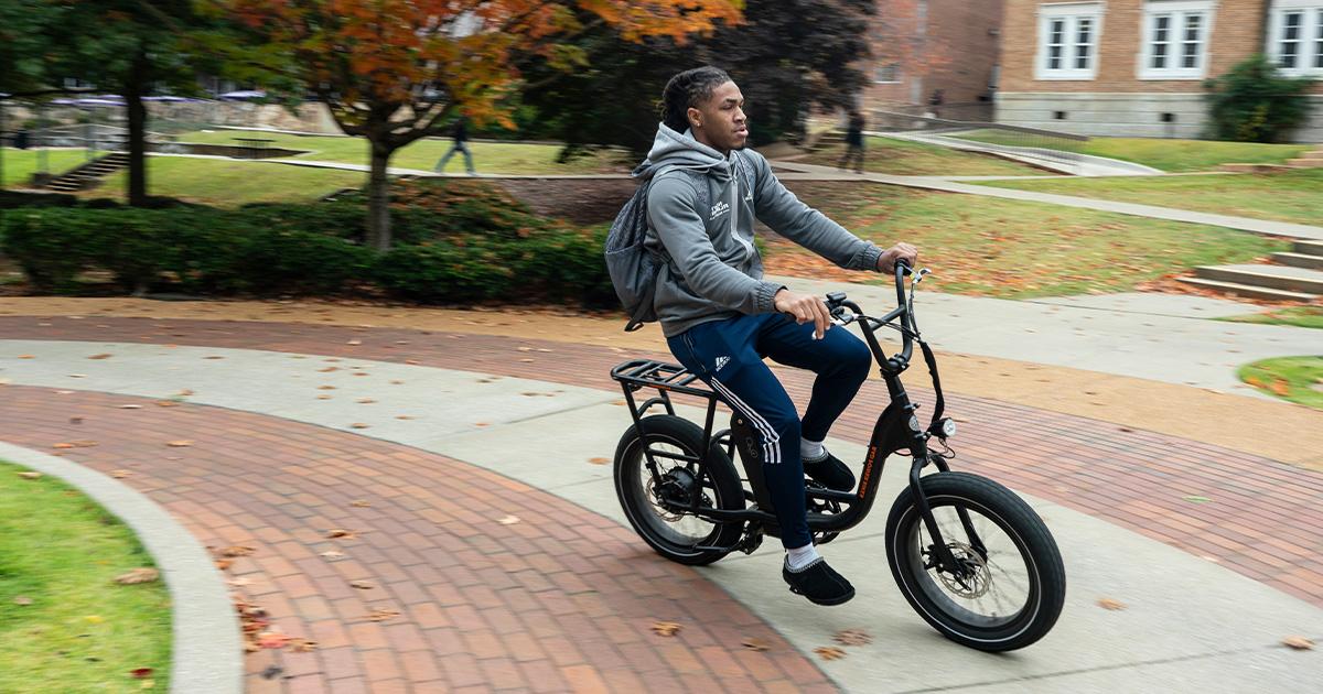 The Anderson Bike Program launched this fall at the University of North Alabama as a new transportation initiative designed to provide an additional means of getting to and from campus.